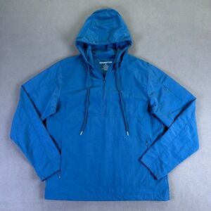 Bearbottom Jacket Mens Medium Blue Anorak Windbreaker Lightweight Repel Hiking